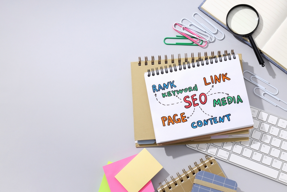 Person standing confidently, representing the focus and strategy needed for keyword optimization
